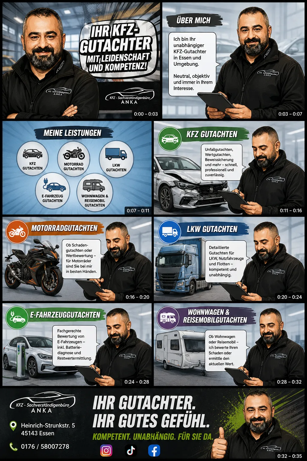 Kfz-Gutachter Essen - KFZ Gutachter & Sachverständigenbüro ANKA - Unfall- & Schadensgutachten