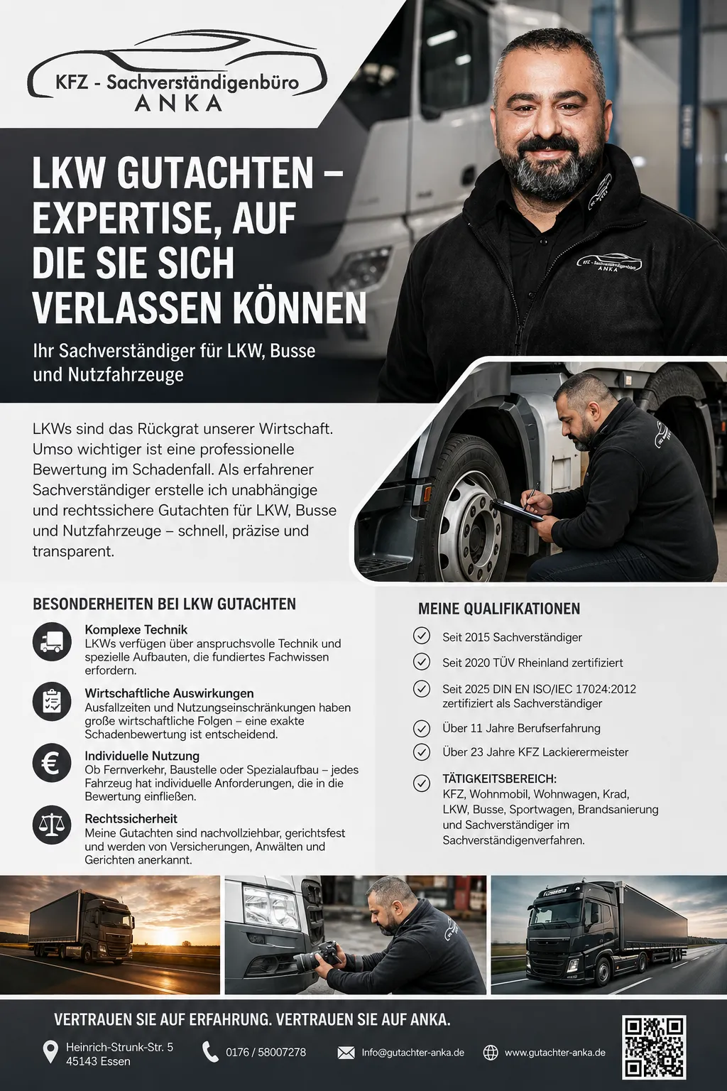 Kfz-Gutachter Essen - KFZ Gutachter & Sachverständigenbüro ANKA - Unfall- & Schadensgutachten