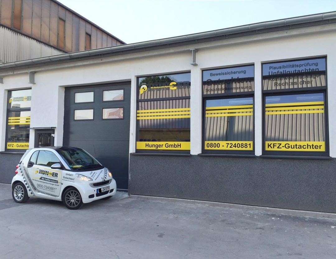 Kfz-Gutachter Düsseldorf – Ingenieurbüro Hunger – Unfallgutachten & Schadengutachten
